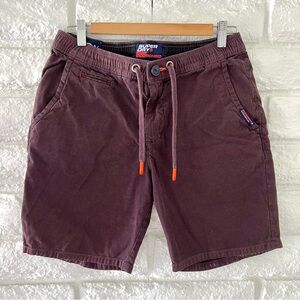 Superdry Men's Burgundy Chino Shorts D-14